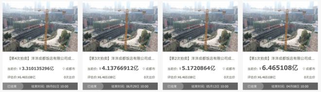 成都饭店项目公司完成转让 避免再KAIYUN次降价拍卖风险(图7)