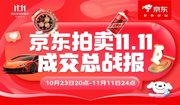 京东拍卖1111战报揭晓：破产资产业务成交额同比增长7倍 互联网资产处置驶入快车道KAIYUN(图1)