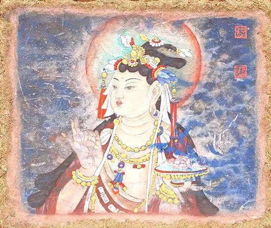 中国壁画艺术大师蔡树本瑰宝级kaiyun登陆入口开云作品参加2024法国奥林匹克拍卖会(图3)