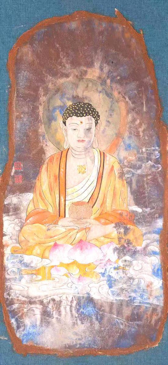 中国壁画艺术大师蔡树本瑰宝级kaiyun登陆入口开云作品参加2024法国奥林匹克拍卖会(图5)