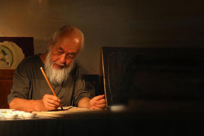 中国壁画艺术大师蔡树本瑰宝级kaiyun登陆入口开云作品参加2024法国奥林匹克拍卖会(图12)