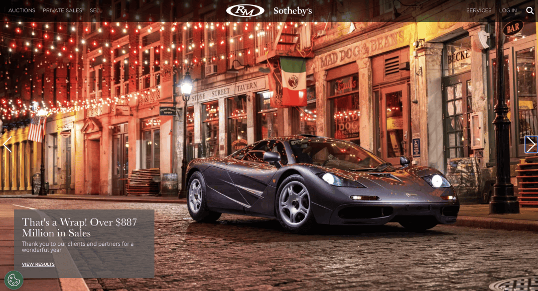 收藏级汽车拍卖行 RM Sotheby’s 2024年全球交易额超过887亿美元创下多项新纪录(图1)